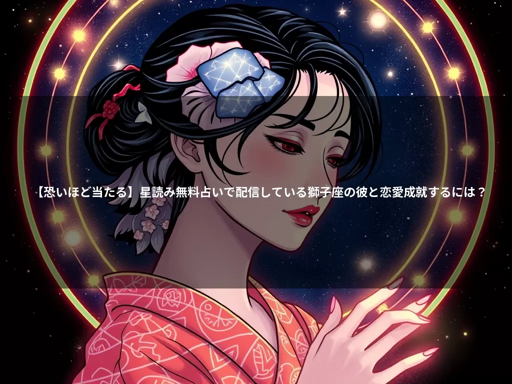 【恐いほど当たる】星読み無料占いで配信している獅子座の彼と恋愛成就するには？